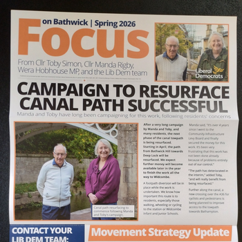 Thumbnail of leaflet - Liberal Democrats leaflet