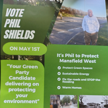 Thumbnail of leaflet - Green Party leaflet