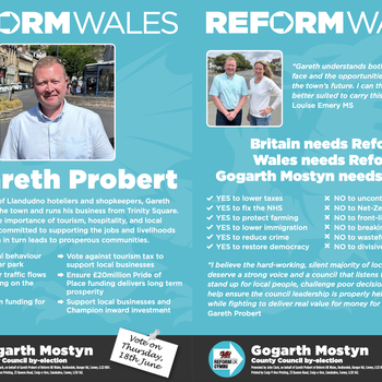 Thumbnail of leaflet - Reform UK leaflet