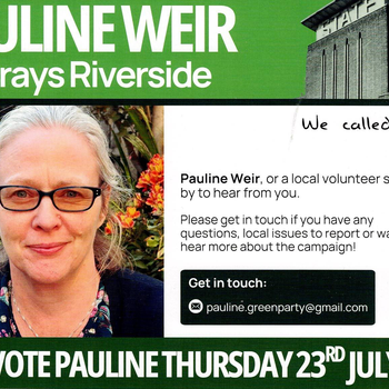 Thumbnail of leaflet - Green Party leaflet