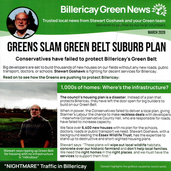 Thumbnail of leaflet - Green Party leaflet