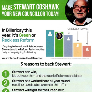 Thumbnail of leaflet - Green Party leaflet