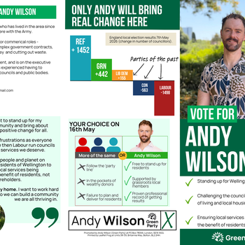 Thumbnail of leaflet - Green Party leaflet