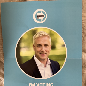 Thumbnail of leaflet - Reform UK leaflet