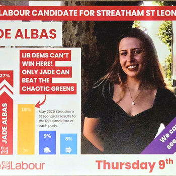 Thumbnail of leaflet - Labour Party leaflet