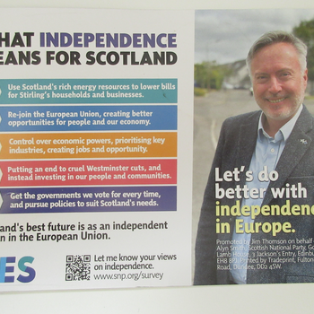 Thumbnail of leaflet - Scottish National Party (SNP) leaflet