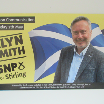 Thumbnail of leaflet - Scottish National Party (SNP) leaflet
