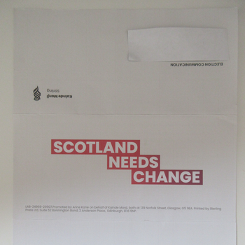 Thumbnail of leaflet - Labour Party leaflet