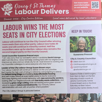 Thumbnail of leaflet - Labour Party leaflet