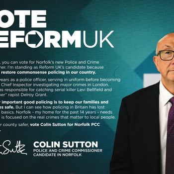 Thumbnail of leaflet - Reform UK leaflet