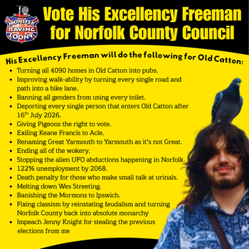 Thumbnail of leaflet - The Official Monster Raving Loony Party leaflet