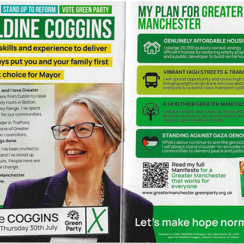 Thumbnail of leaflet - Green Party leaflet