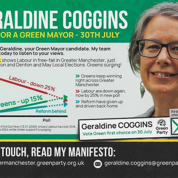 Thumbnail of leaflet - Green Party leaflet