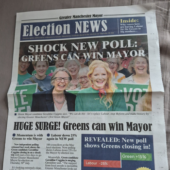 Thumbnail of leaflet - Green Party leaflet