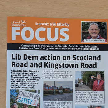 Thumbnail of leaflet - Liberal Democrats leaflet