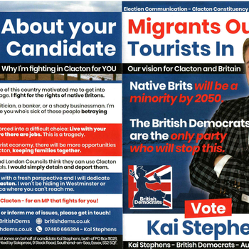 Thumbnail of leaflet - British Democratic Party leaflet