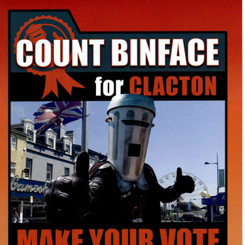 Thumbnail of leaflet - Count Binface Party leaflet