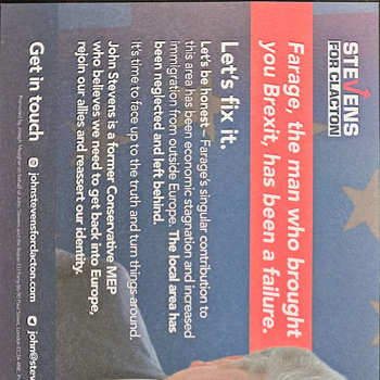 Thumbnail of leaflet - Rejoin EU leaflet