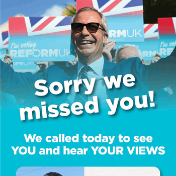 Thumbnail of leaflet - Reform UK leaflet