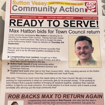 Thumbnail of leaflet - Labour Party leaflet