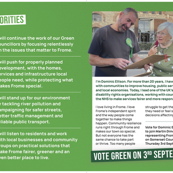 Thumbnail of leaflet - Green Party leaflet
