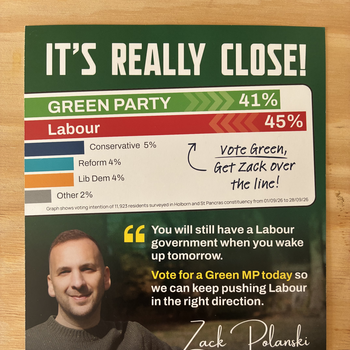 Thumbnail of leaflet - Green Party leaflet