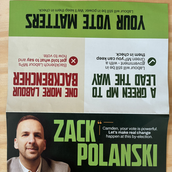 Thumbnail of leaflet - Green Party leaflet
