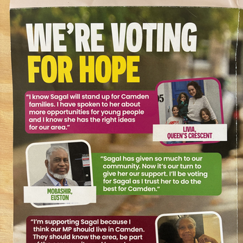 Thumbnail of leaflet - Labour Party leaflet