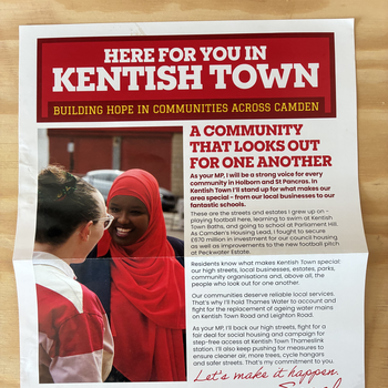 Thumbnail of leaflet - Labour Party leaflet