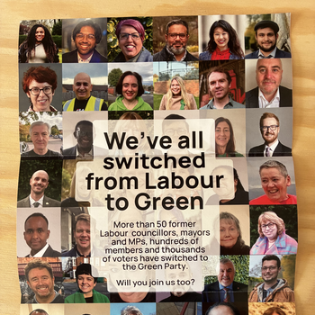 Thumbnail of leaflet - Green Party leaflet