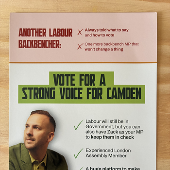 Thumbnail of leaflet - Green Party leaflet