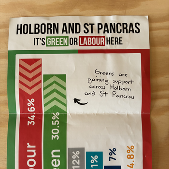 Thumbnail of leaflet - Green Party leaflet