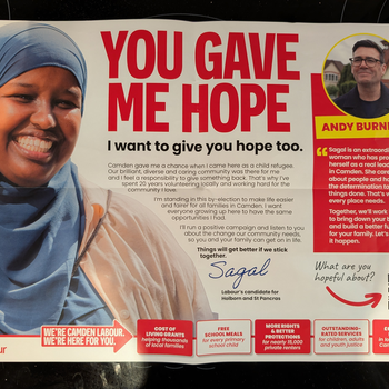 Thumbnail of leaflet - Labour Party leaflet