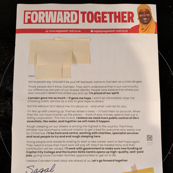 Thumbnail of leaflet - Labour Party leaflet