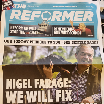 Thumbnail of leaflet - Reform UK leaflet