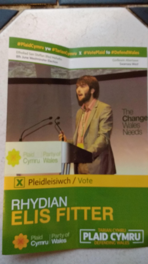 Plaid Cymru - The Party of Wales leaflet | ElectionLeaflets.org