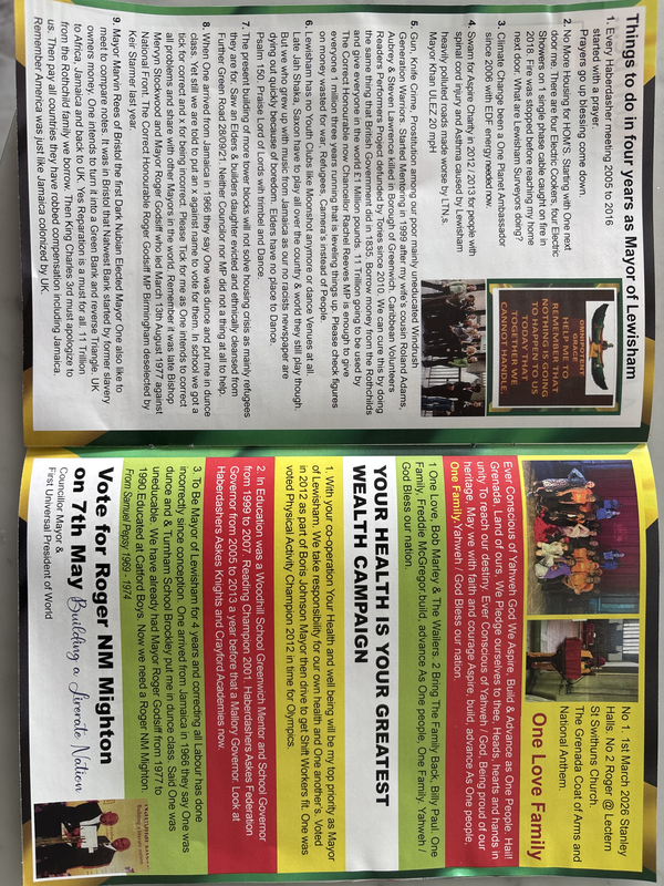 Independent leaflet | ElectionLeaflets.org